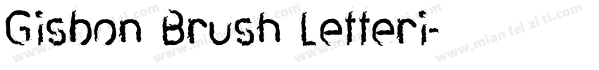 Gisbon Brush Letteri字体转换